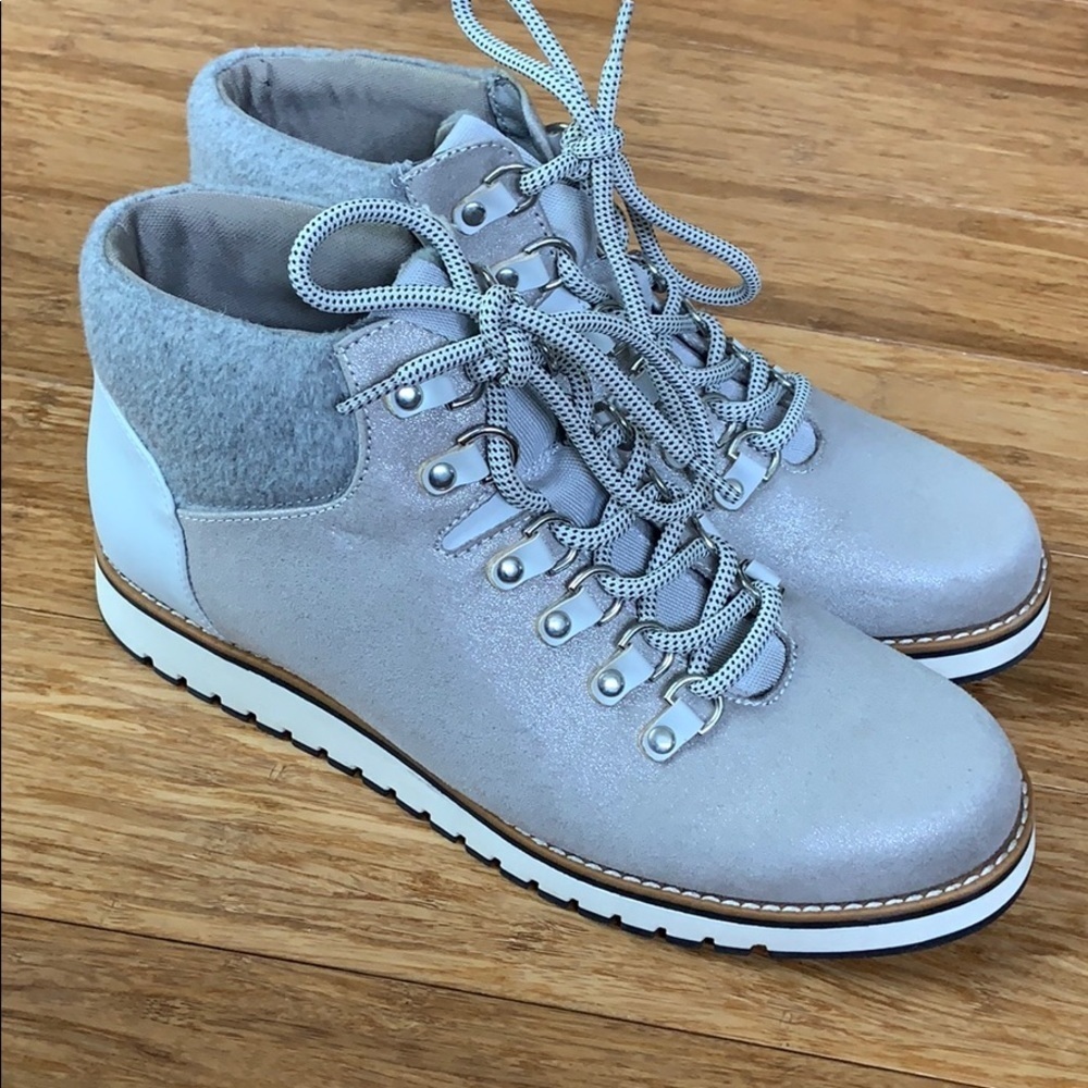 SONOMA Vitalize Ortholite Women Gray Bootie sz 8.5